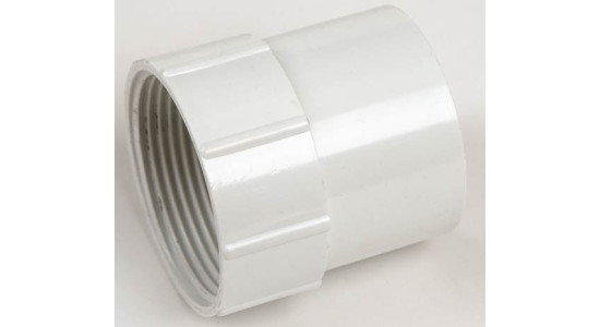 1 1/4" WHITE WASTE FEMALE ADAPTOR